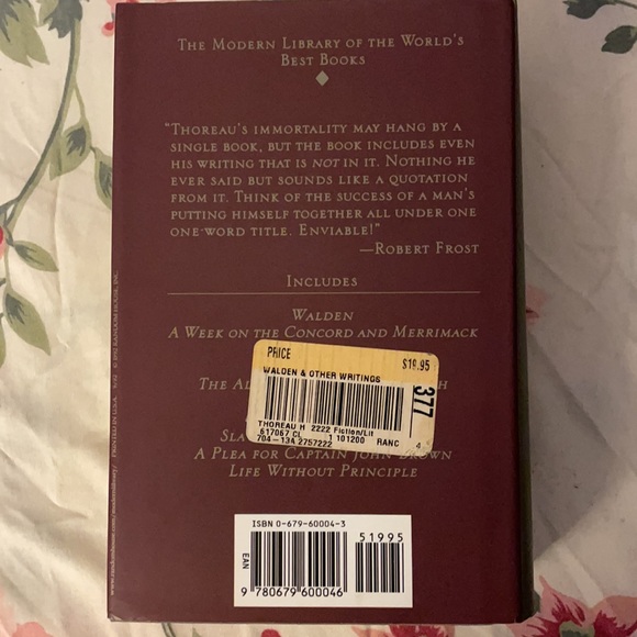 Henry David Thoreau’s Walden And Other Writings - Picture 3 of 8